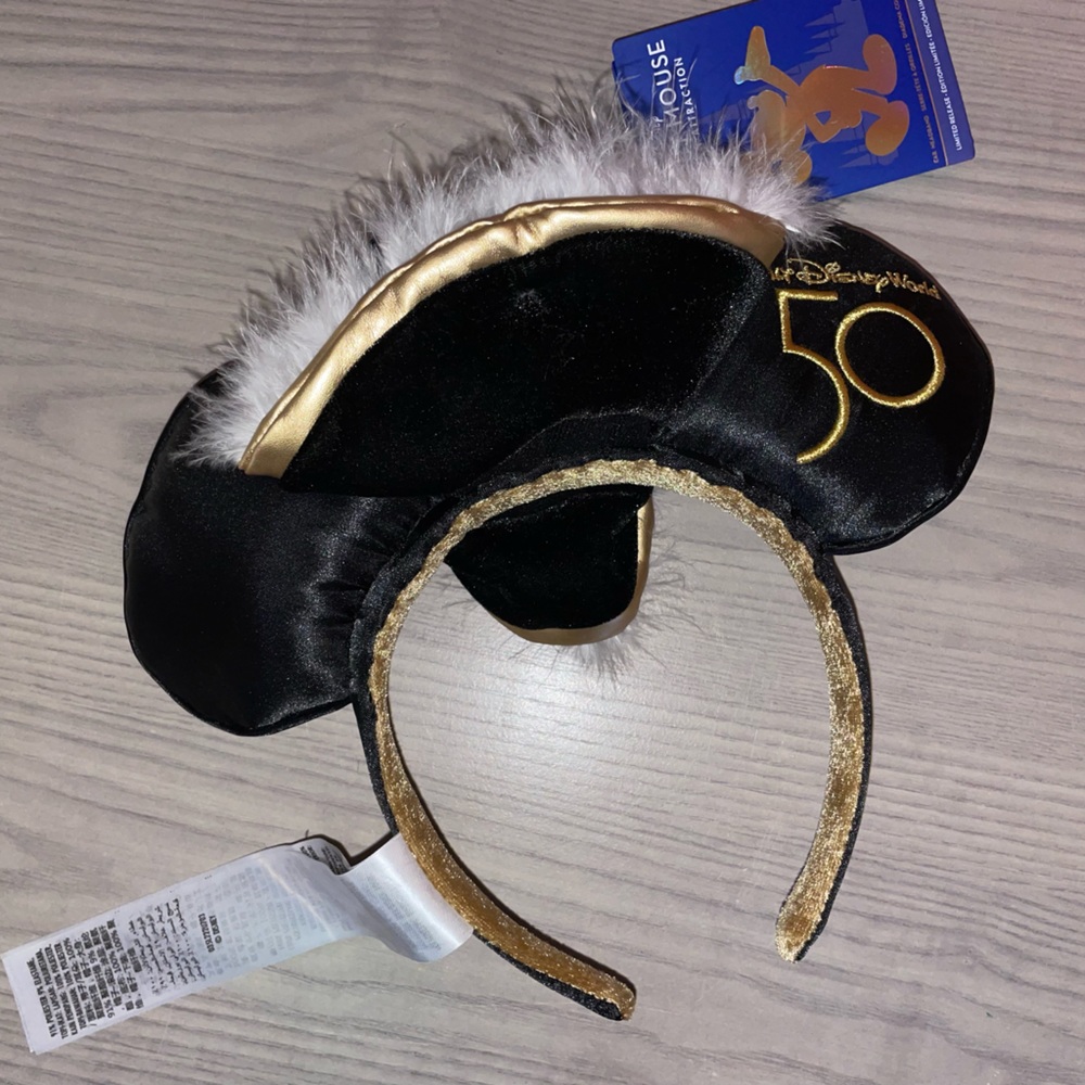 Disney World 50th Mickey Main Attraction Pirates Of The Caribbean Ear Headband - Picture 5 of 6